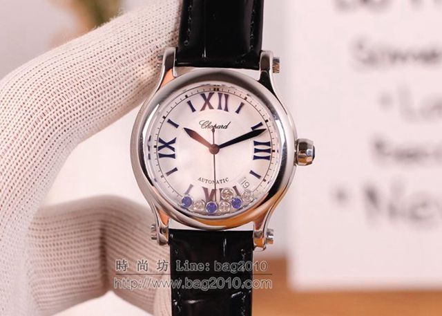 Chopard手錶 蕭邦機械女表 HAPPY SPORT MEDIUM AUTOMATIC系列 278559-3001 蕭邦女士腕表  hds1848